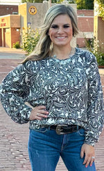 Load image into Gallery viewer, STERLING KREEK TOOLED IN LOVE RIBBED TOP
