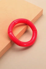 Load image into Gallery viewer, Josslyn Acrylic Tube Bracelet

