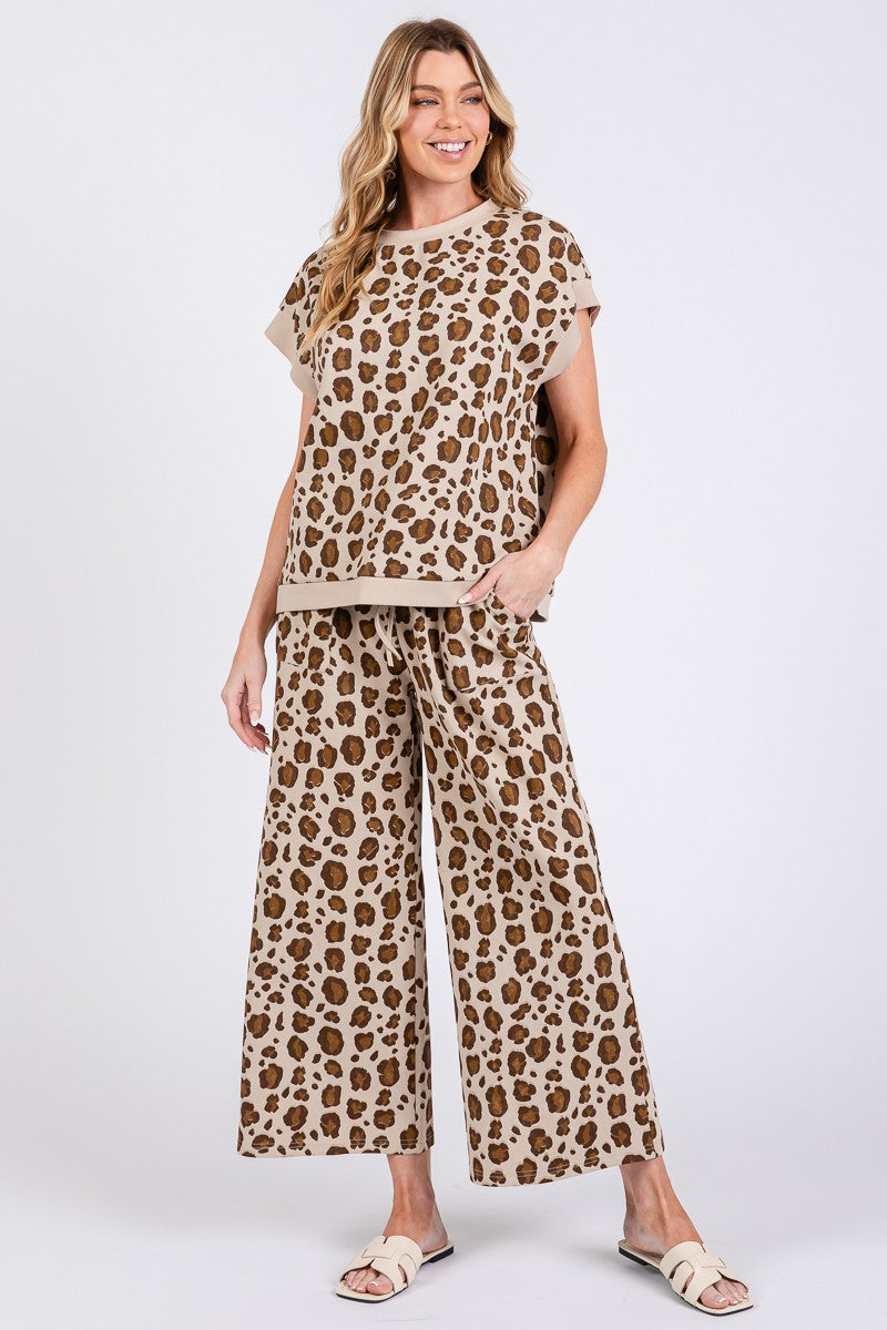 Leopard  Scuba Lounge Set