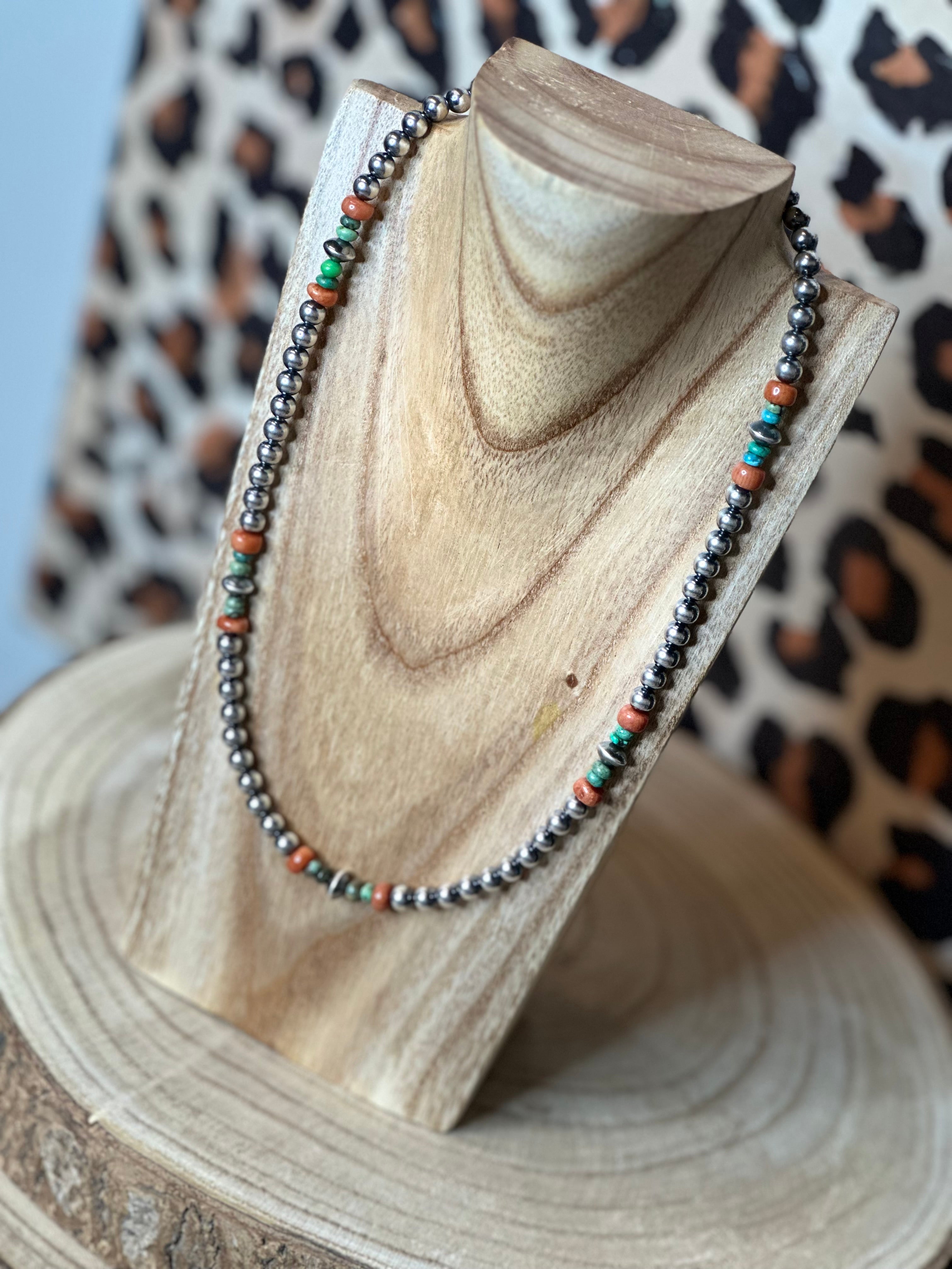 6 mm Sterling Silver Pearls necklace