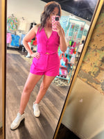 Load image into Gallery viewer, Neon Pink Dress Shorts
