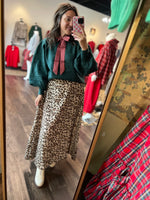 Load image into Gallery viewer, Leopard Maxi Skirt
