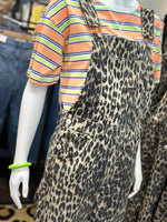 Load image into Gallery viewer, Leopard Barrel Overall
