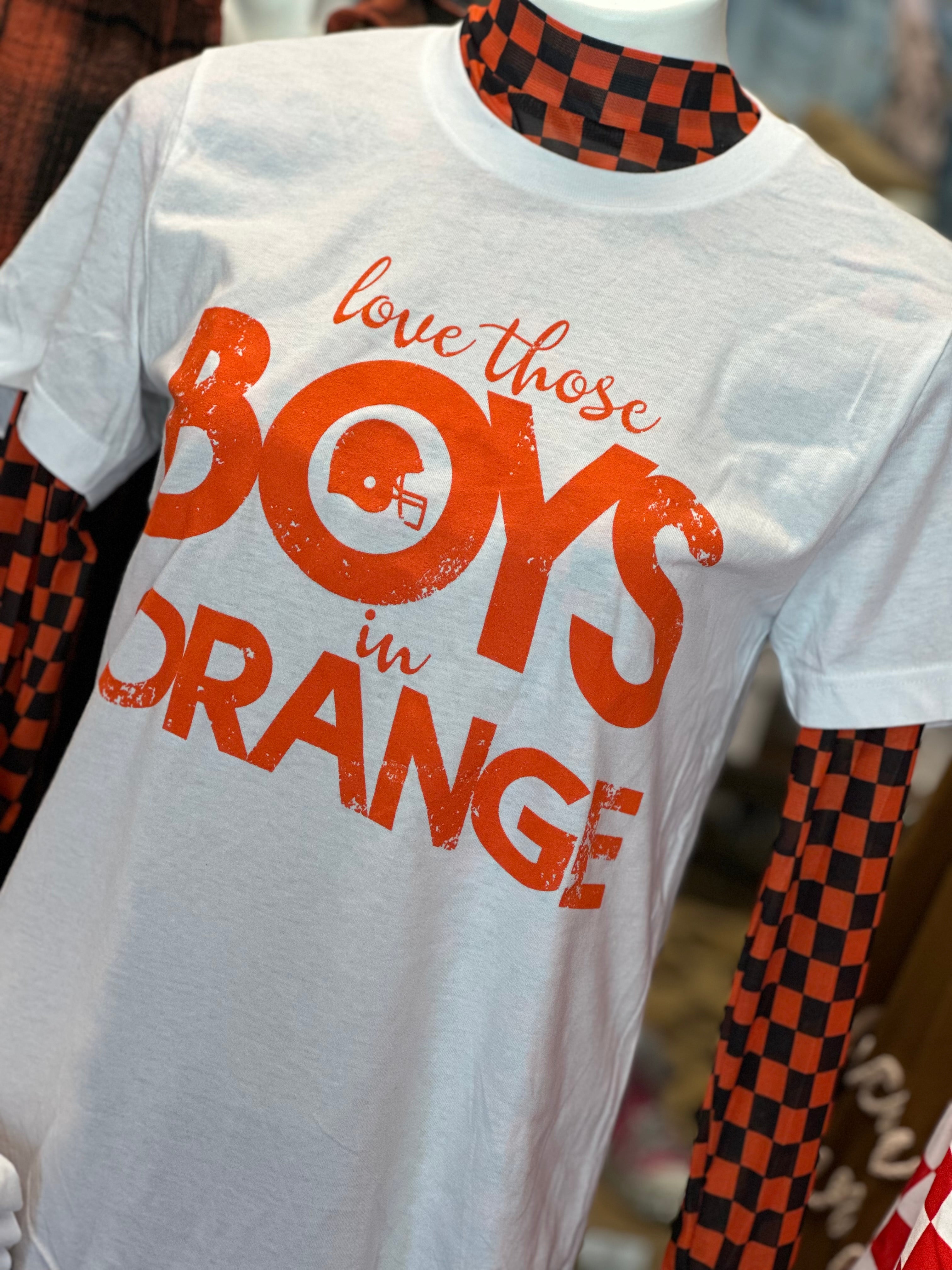 Love Those Boys In Orange