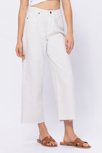 Hidden High Waist Wide Leg Denim