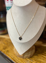 Load image into Gallery viewer, Checked Heart Necklace
