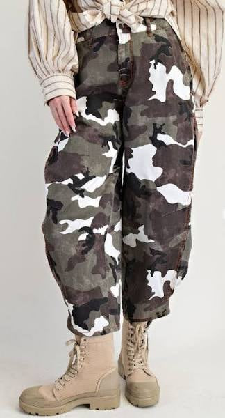 Camo Washed Denim