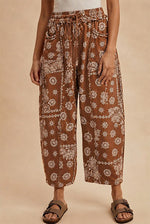 Load image into Gallery viewer, Handkerchief Barrel Pant
