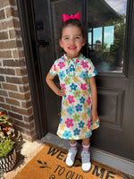 Load image into Gallery viewer, Flower Power Polo Dress
