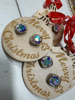 Load image into Gallery viewer, Pink Panache Christmas Large Stud
