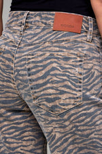 Load image into Gallery viewer, Hidden Tiger Print High Waisted Dad Denim
