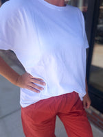 Load image into Gallery viewer, White Slouchy Tee
