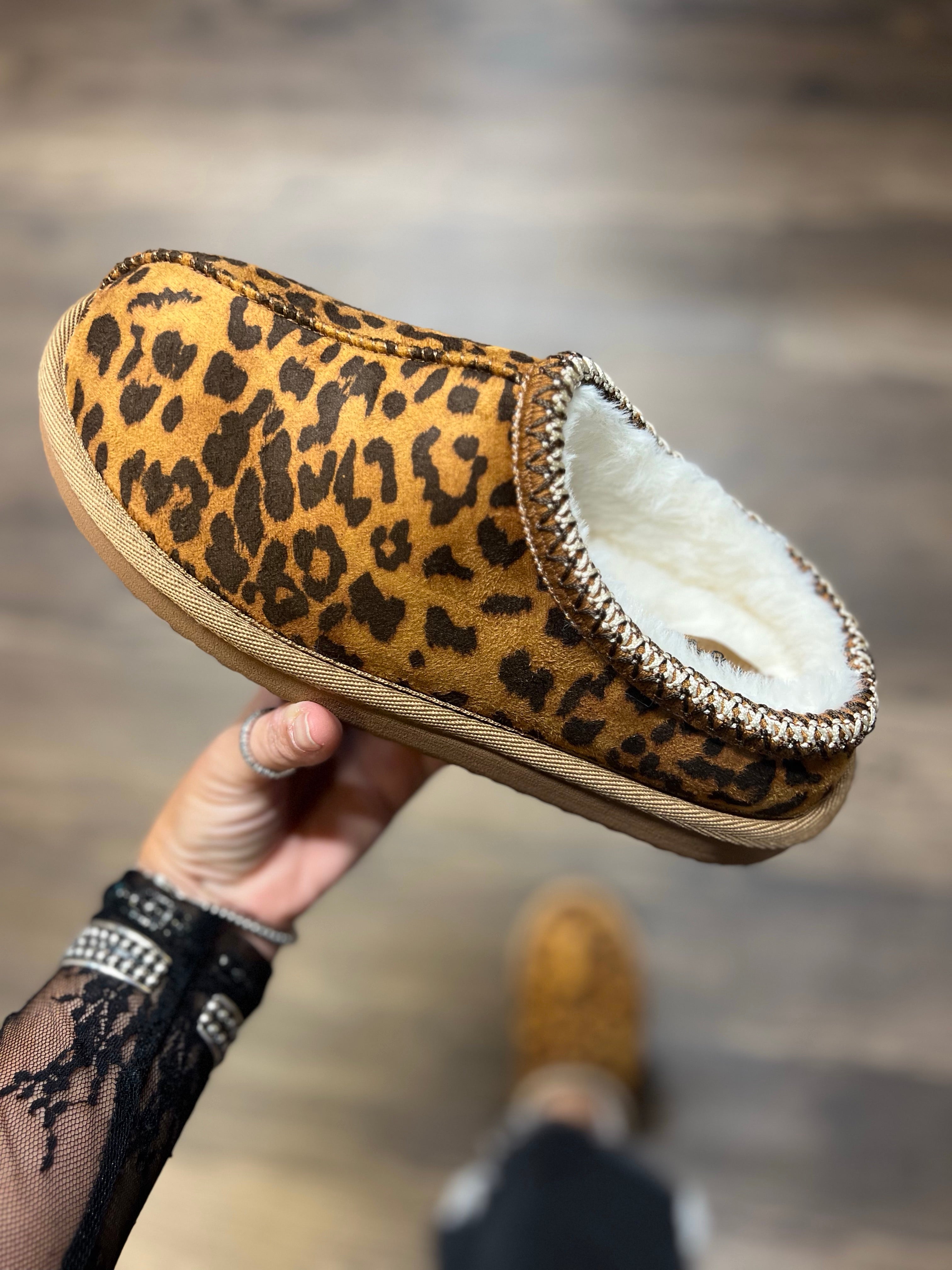 Leopard Cozy Slip on