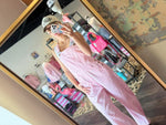 Load image into Gallery viewer, Oddi Pinstriped Barrel-Leg Overalls
