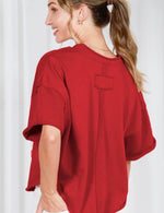 Load image into Gallery viewer, Vine &amp; Love ~ Vintage-Inspired Cut Edge Knit Top
