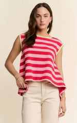 Load image into Gallery viewer, Oversized Stripe Tank (Runs Big)
