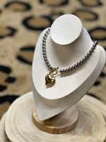 Load image into Gallery viewer, Heart Two/Tone Necklace
