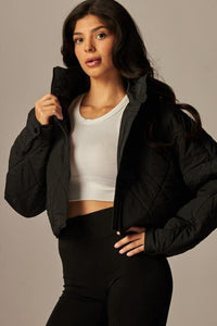 Quilted  Crop Jacket