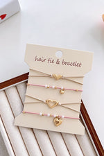 Load image into Gallery viewer, Metal Chain Hair Tie Ponytail Scunchie Bracelet
