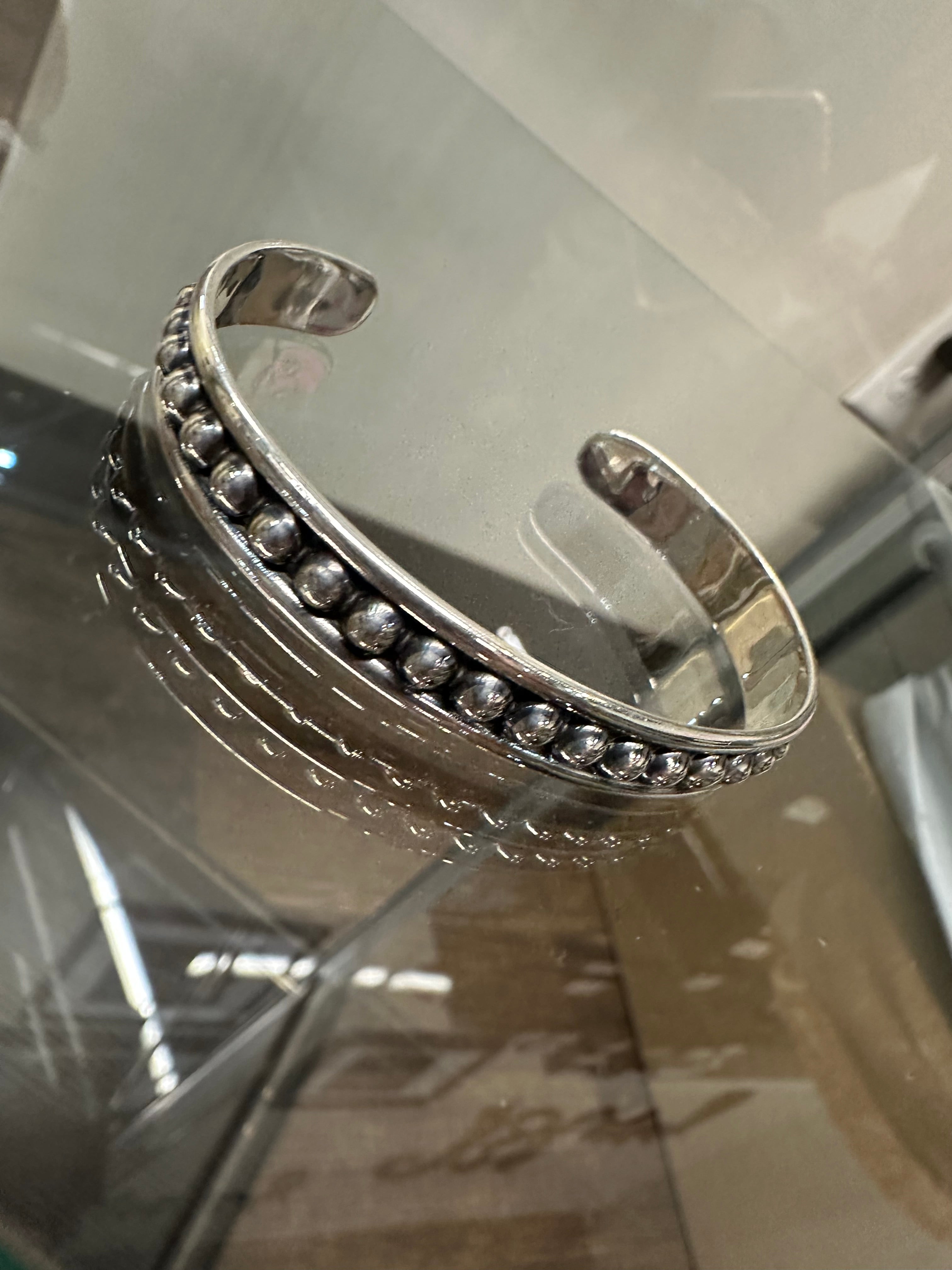 Sterling Silver Pearl Cuff