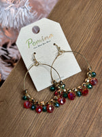Load image into Gallery viewer, Holiday  Hoop Ear Ring
