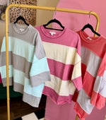 Load image into Gallery viewer, Oversized Striped Boxy Fit Tee
