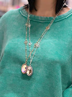 Load image into Gallery viewer, Pink Panache Frost With Long Paperclip Chain
