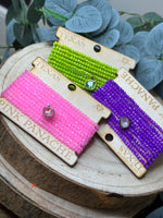 Load image into Gallery viewer, Pink Panache Neon Stretch Bracelets
