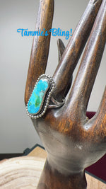 Load image into Gallery viewer, Sterling Silver Turquoise Ring
