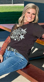 Load image into Gallery viewer, STERLING KREEK SIDELINE SPIRIT ORANGE MESH TOP
