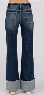 Load image into Gallery viewer, PETRA 153 ~ Mid Rise Comfort Relaxed Flare w/ Cuff
