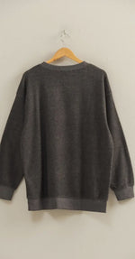 Load image into Gallery viewer, HYFVE~ Mineral Washed Oversized Crewneck Casual Sweatshirt
