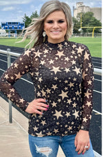 Load image into Gallery viewer, STERLING KREEK GO TEAM GO BLACK AND GOLD MESH
