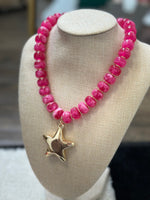 Load image into Gallery viewer, Star/Bead Necklace
