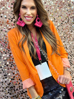 Load image into Gallery viewer, Neon Blazers W/Striped Sleeve
