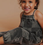 Load image into Gallery viewer, Children’s Tank Jumper Black Denim Check
