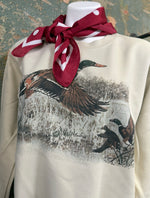 Load image into Gallery viewer, Retro Duck Scene Sweatshirts
