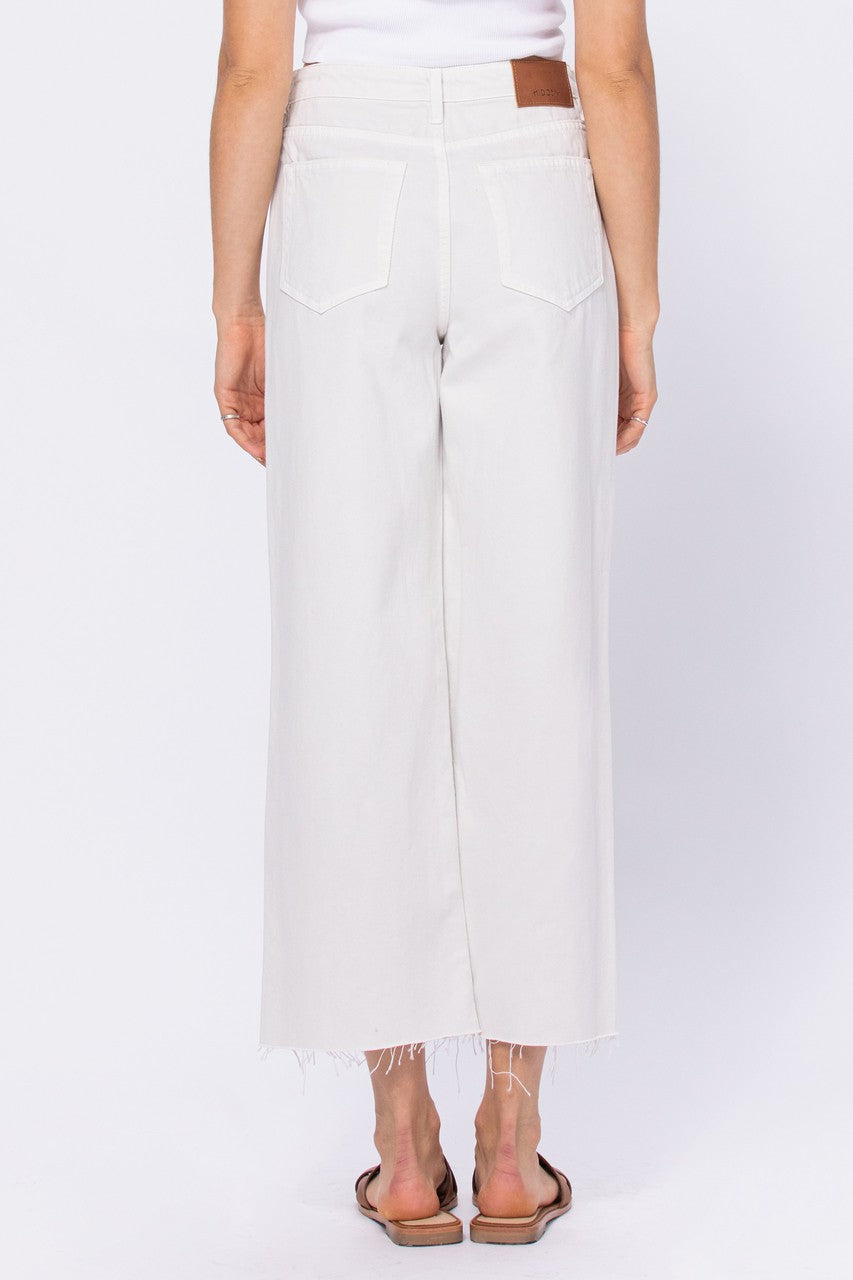 Hidden High Waist Wide Leg Denim