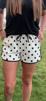 Load image into Gallery viewer, STERLING KREEK ~ POLKA DOT POSIE SHORTS -
CREAM
