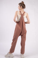 Load image into Gallery viewer, Casual Loose Fit Solid Knit Baggy Jumpsuit
