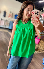Load image into Gallery viewer, Smocked Sleeveless Top
