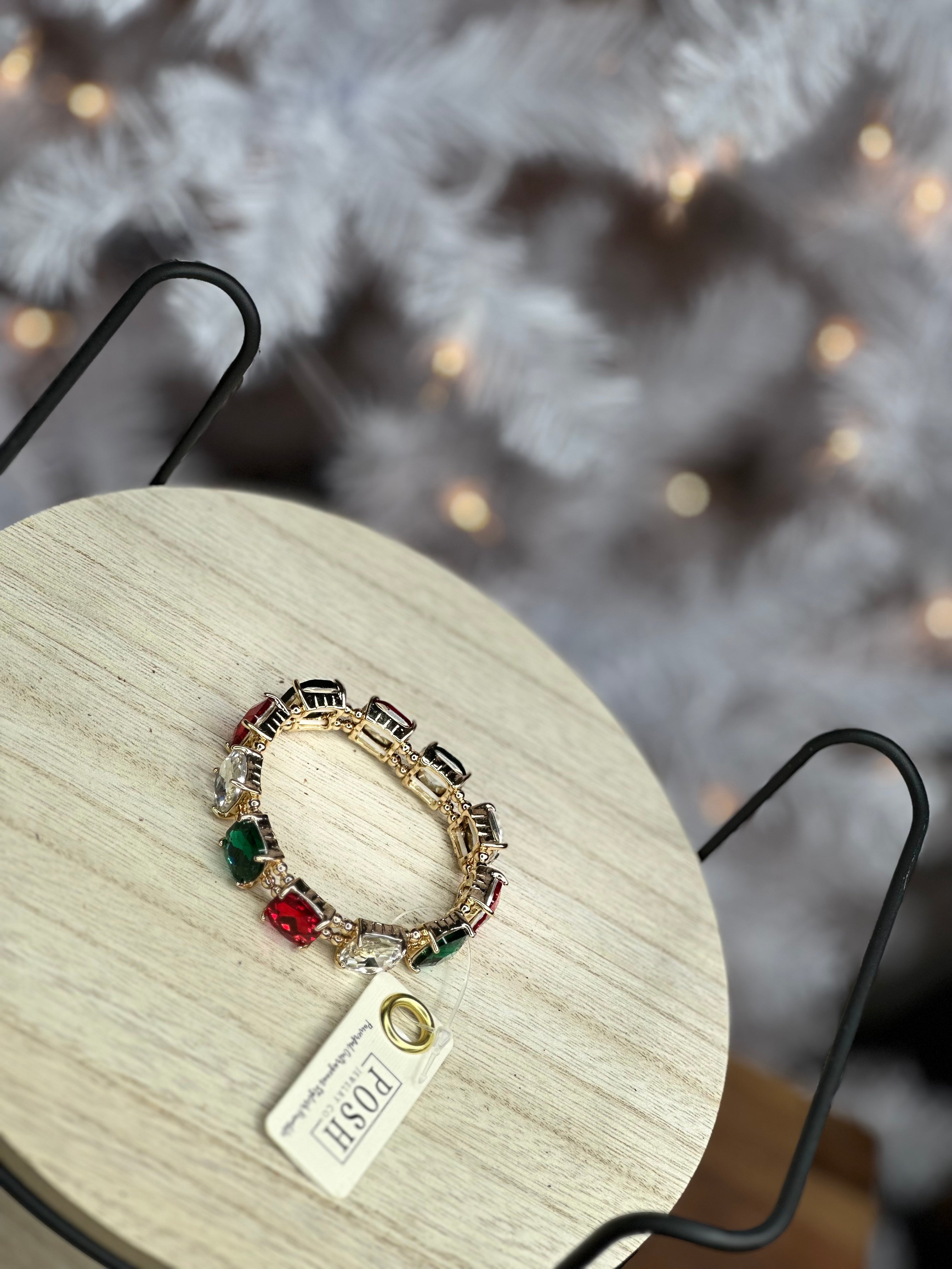 Posh Jewel Stretch  Bracelet