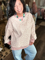 Load image into Gallery viewer, Blush Leopard Pullover
