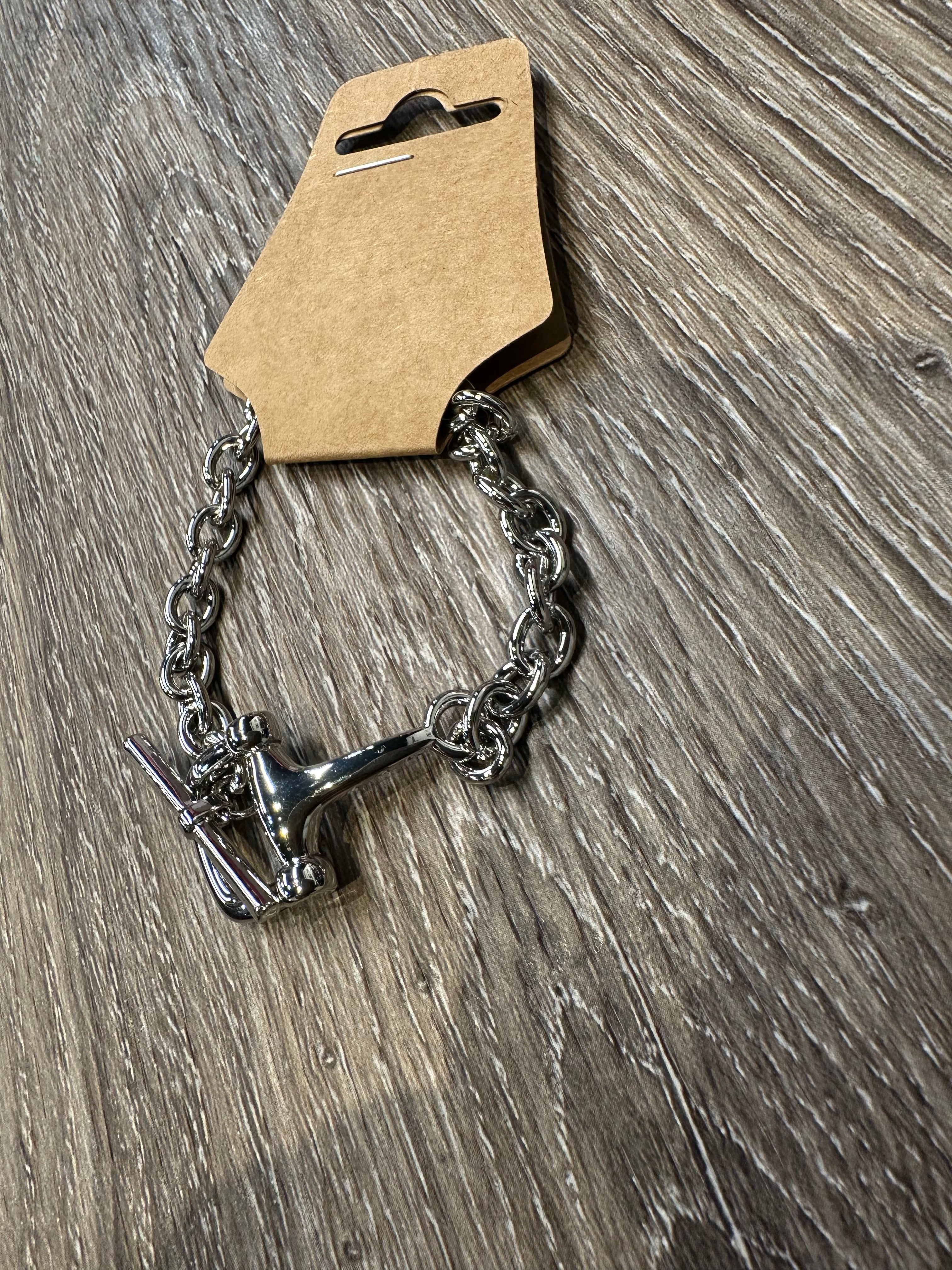 Gold/Silver Snaffle Bit Bracelet