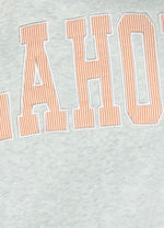 Load image into Gallery viewer, OKLAHOMA Mock
Neck Sweatshirt
GREY/ORANGE STRIPE
