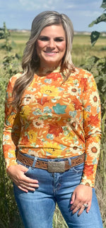 Load image into Gallery viewer, STERLING KREEK ~ BLISSFULLY BLESSED MESH TOP

