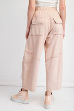 Load image into Gallery viewer, MINERAL WASHED VINTAGE HAREM PANTS
