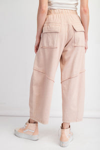 MINERAL WASHED VINTAGE HAREM PANTS