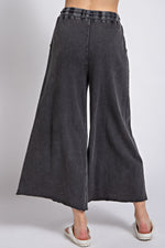 Load image into Gallery viewer, Washed Terry Knit Wide Leg
