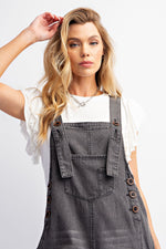Load image into Gallery viewer, Washed Denim Loose Fit Jumpsuit
